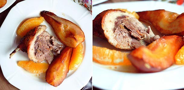 utka-s-grushami-v-apelsinovom-souse
