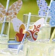 декор трубочек для коктейля