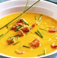 морковно-имбирный-крем-суп-с-имбирем-и-креветками