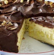 яблочно-шоколадный пирог